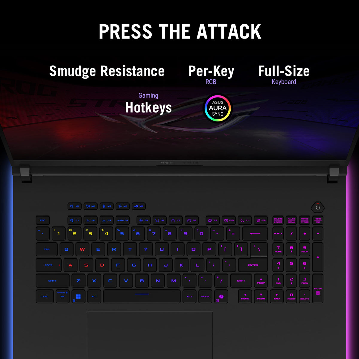 ASUS - ROG Strix SCAR 18 18" 4K 240Hz Gaming Laptop - Intel Core Ultra 9 HX Plus - 32GB RAM - NVIDIA GeForce RTX 5080 - 1TB SSD - Off Black