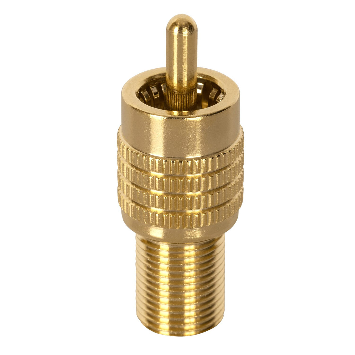AudioQuest - F > RCA Adaptor - Female F-Type > Male RCA - Gold