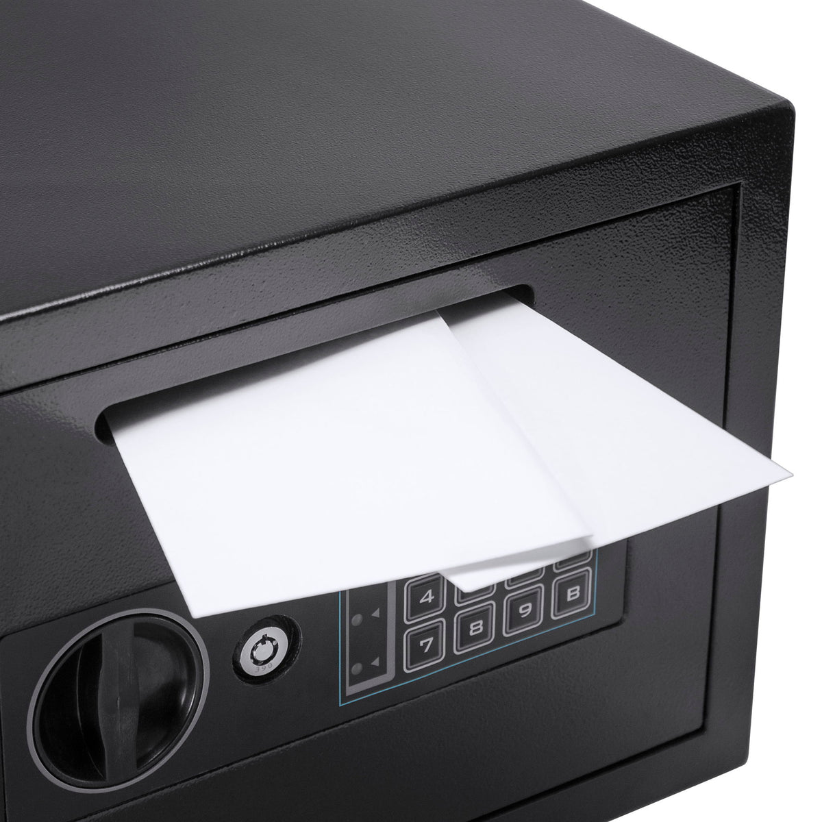 Compact Keypad Depository Safe - Black