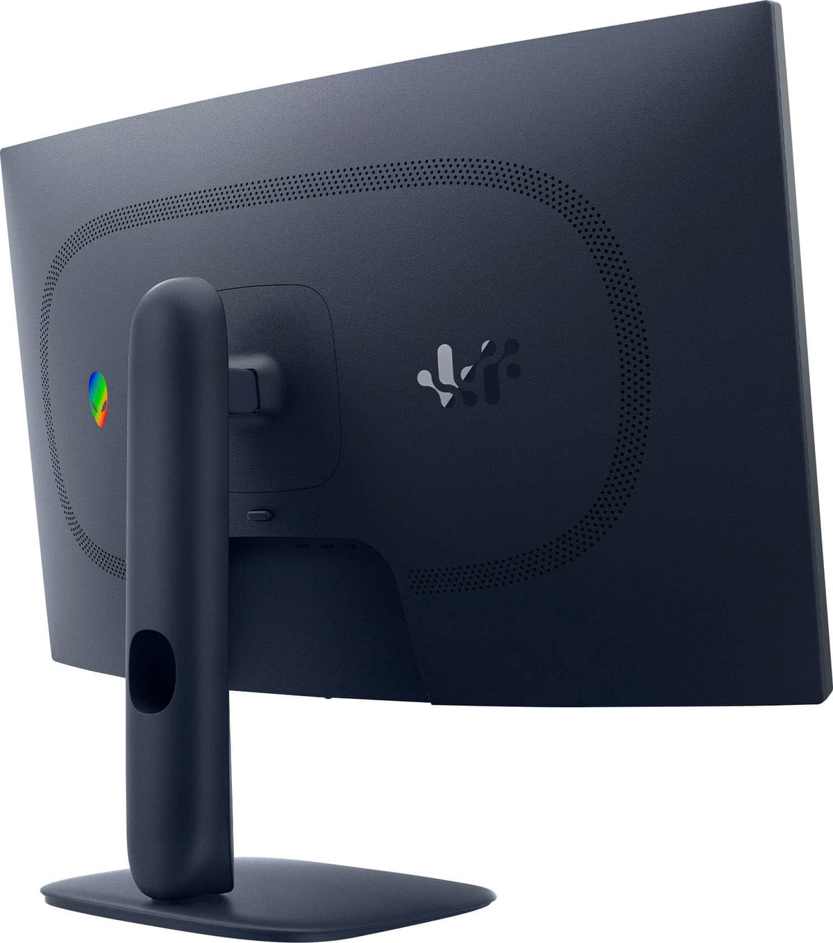 Alienware - AW3225DM 32" VA LED Curved QHD 180Hz 1ms FreeSync Gaming Monitor with HDR (HDMI, DisplayPort, USB) - Interstellar Indigo
