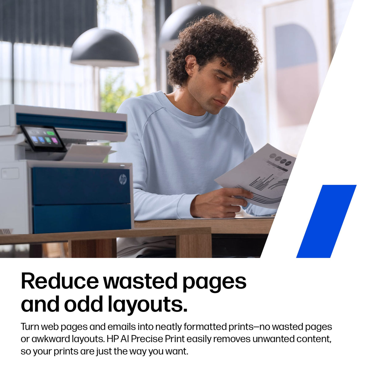 HP - LaserJet Pro MFP 4112dw Wireless Black & White All-in-One Laser Printer, Scan, Copy, Fax, 2-Sided Printing, AI-Enabled - White