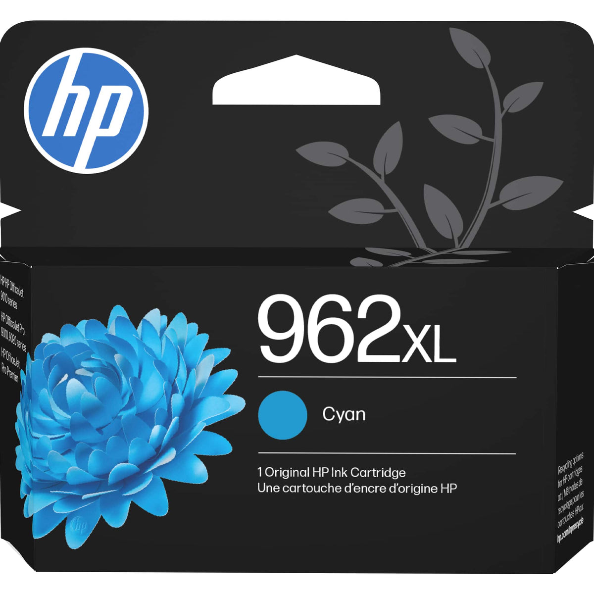 HP - 962XL High-Yield Ink Cartridge - Cyan