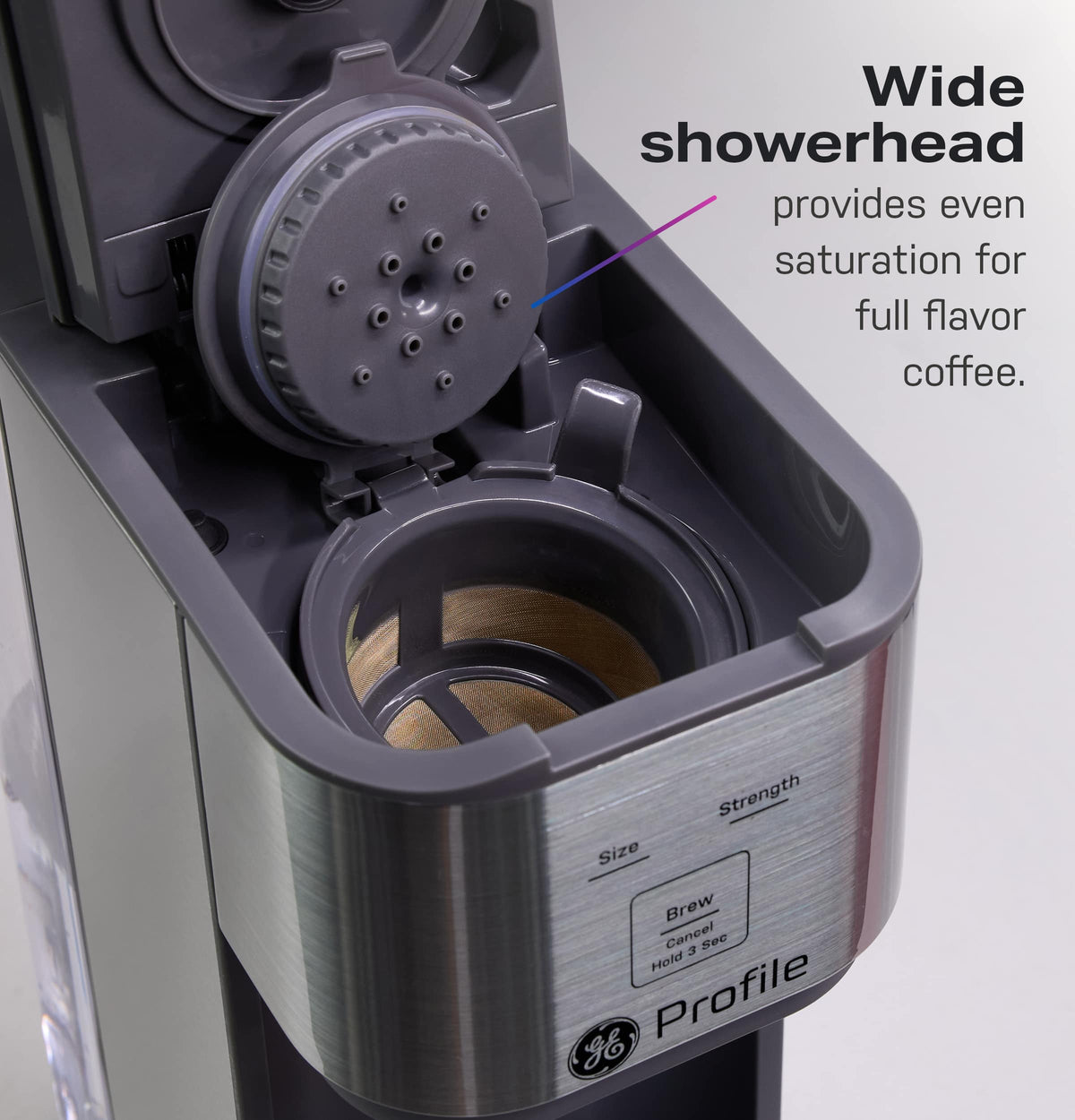GE Profile - Brewpal Single-Serve Coffee Maker - Stainless Steel