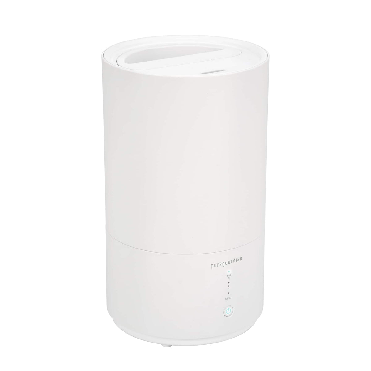 PureGuardian - H950AR Ultrasonic Cool Mist Top Fill Humidifier with Aromatherapy, .80-Gallon - White