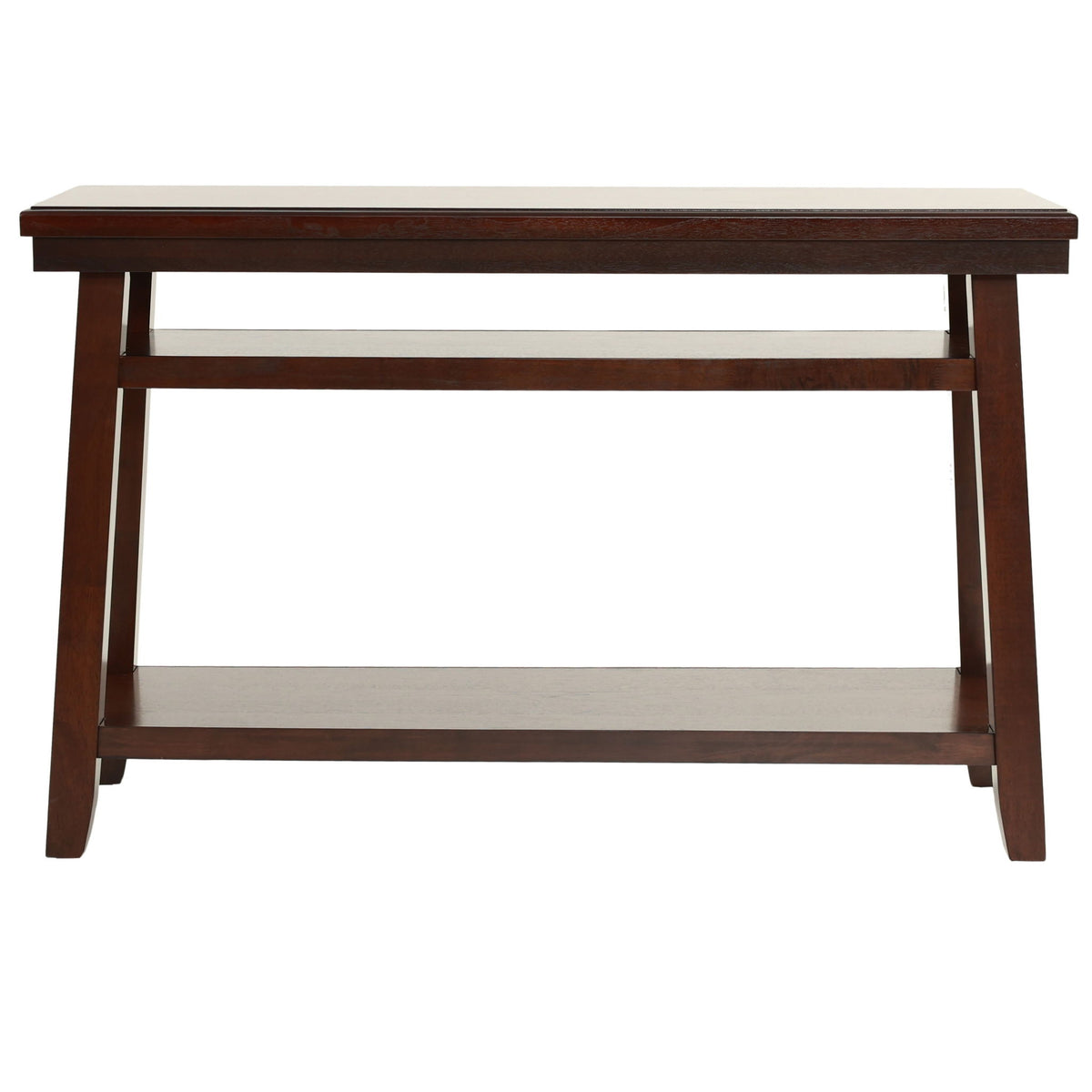 Mesa con estante de almacenamiento debajo
