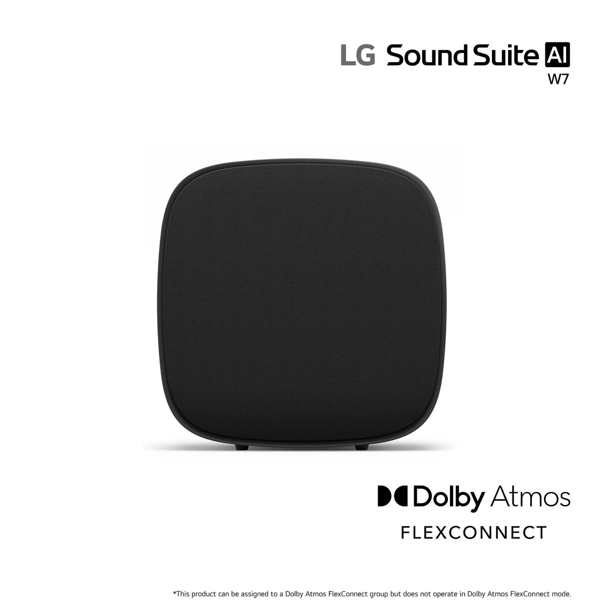 LG - Sound Suite W7 Wireless Subwoofer - Black