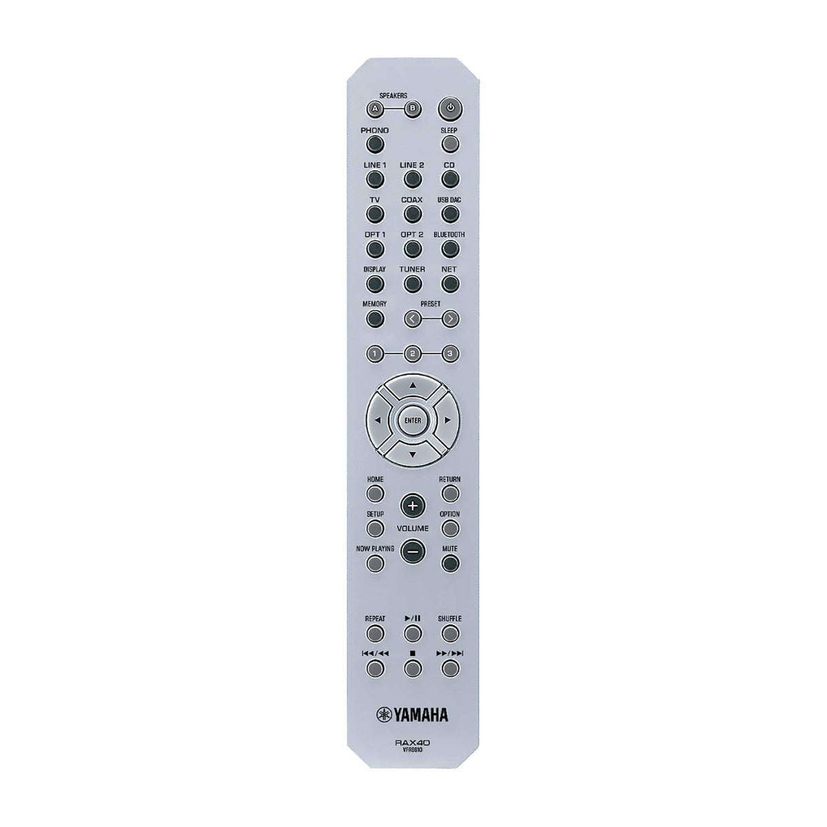 Yamaha - Bluetooth 240-Watt 2.0-Channel Network Stereo Receiver with Remote - Silver