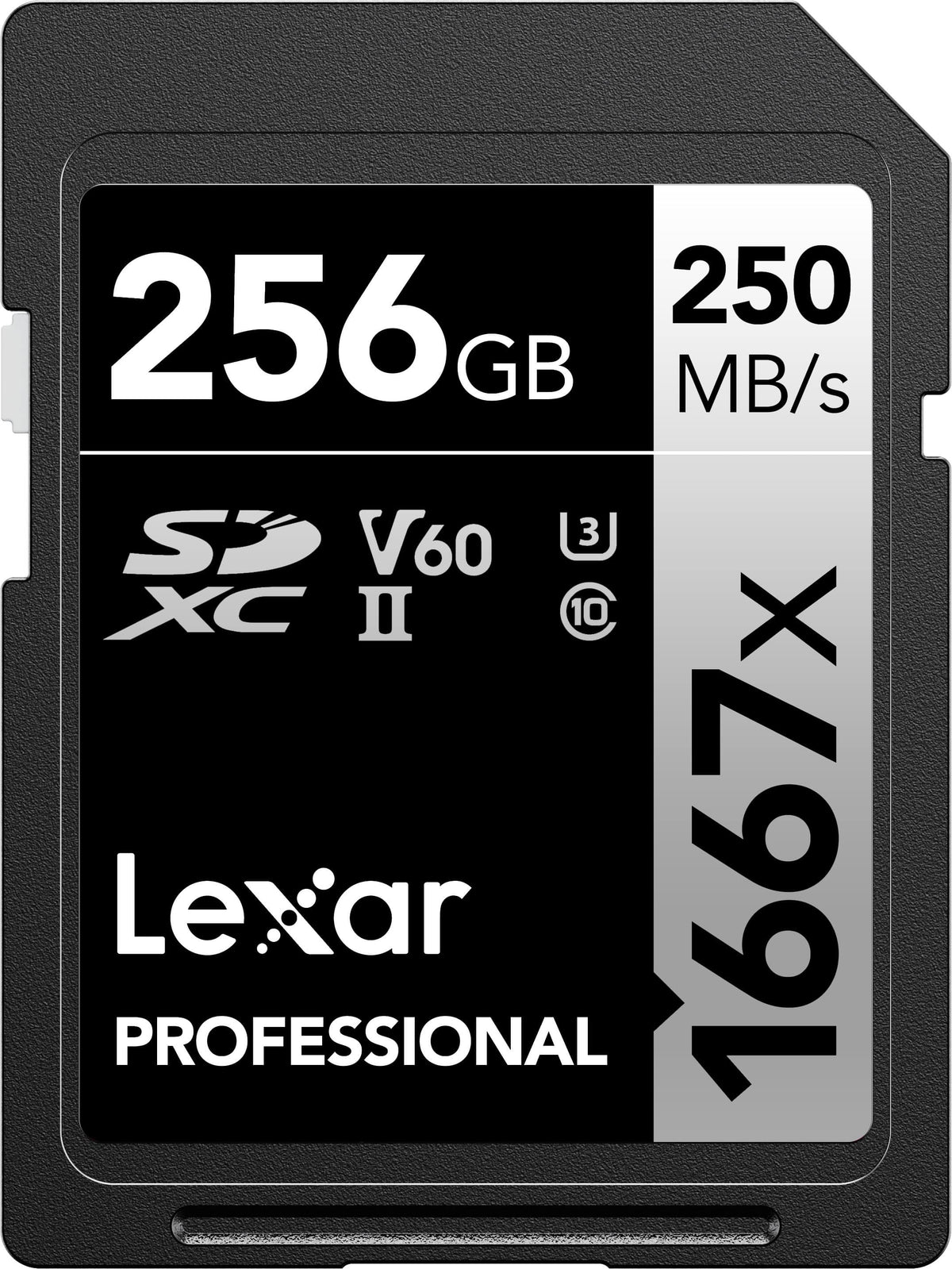 Lexar - Professional SDXC 1667X UHS-II, V60 256 GB