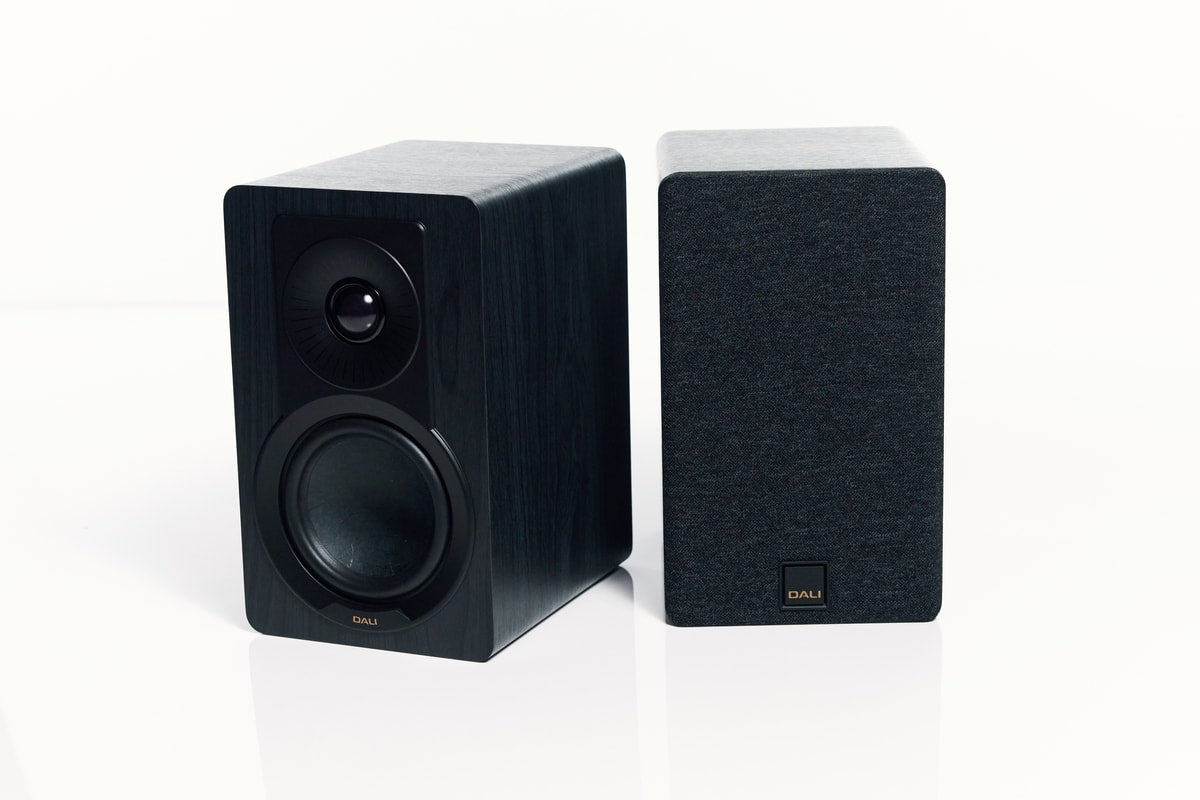 DALI - Kupid Designer Bookshelf Speakers - Ash - Black