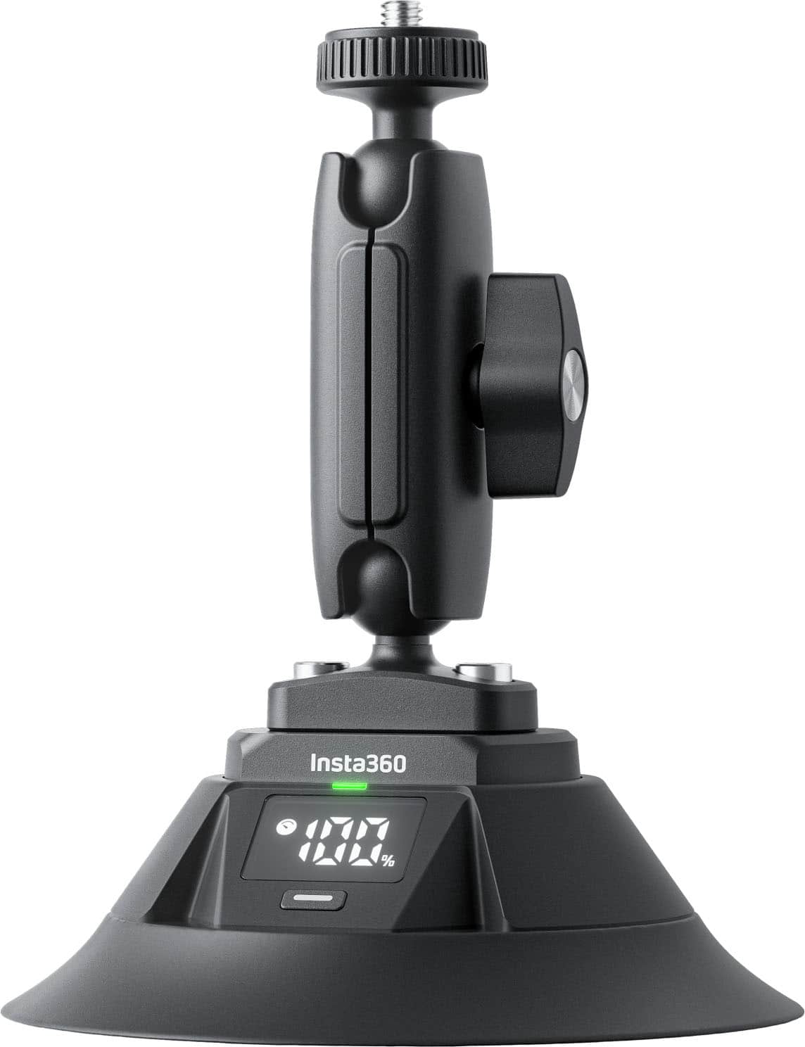 Dual Electric Suction Cup Car Mount Compatible with Insta360 X3/X4/X5, X4 Air, GO 2/3/3s/Ultra, Ace/Pro/2, ONE RS/R/X/X2
