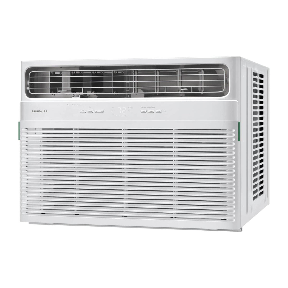 Frigidaire - 115V 18,000 BTU 1,000 Sq Ft Smart Window Air Conditioner with 16,000 BTU Supplemental Heat Function - White