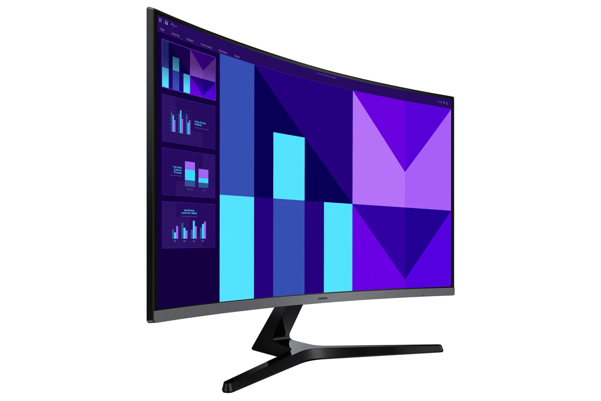 Samsung - S3 S39GD 32" FHD 100Hz Essential Curved Monitor (HDMI) - Black