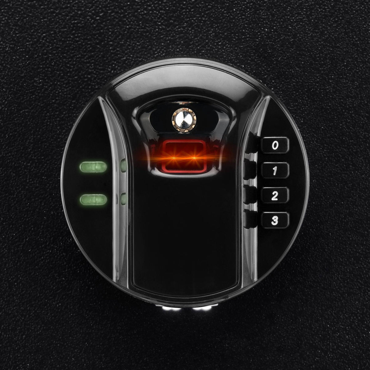 Barska - Large Biometric Fingerprint Keypad Security Home Safe 1.94 Cu Ft - Black