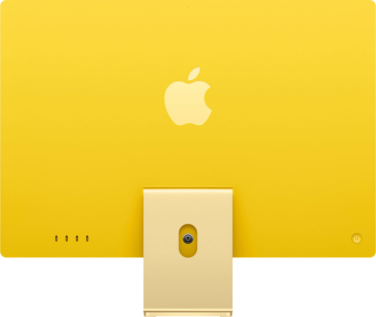 Apple - iMac 24-inch All-in-One - M4 chip - Built for Apple Intelligence - 10 Core CPU - 10 Core GPU - 16GB Memory - 256GB SSD - Yellow