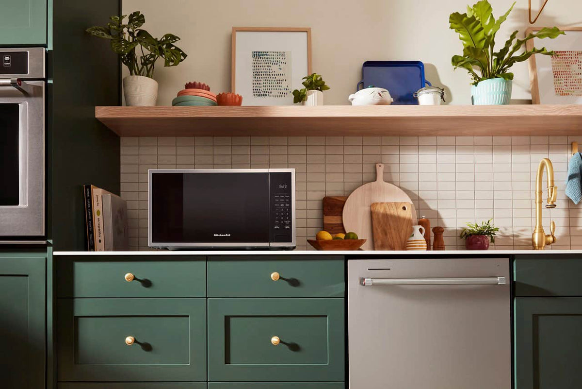KitchenAid - 2.2 Cu. Ft. Countertop Microwave - Stainless Steel