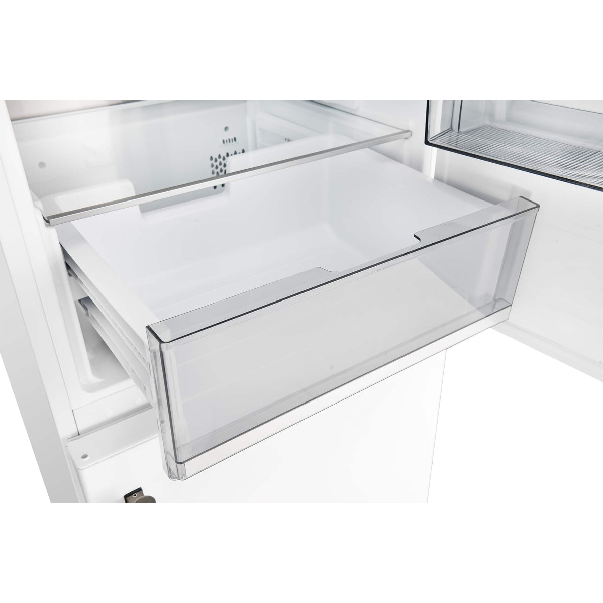 Forno Appliances - Custodia 10.3 Cu. Ft. 24" Counter-Depth Bottom Freezer Refrigerator with Right-Hinge Door and Total No Frost - White