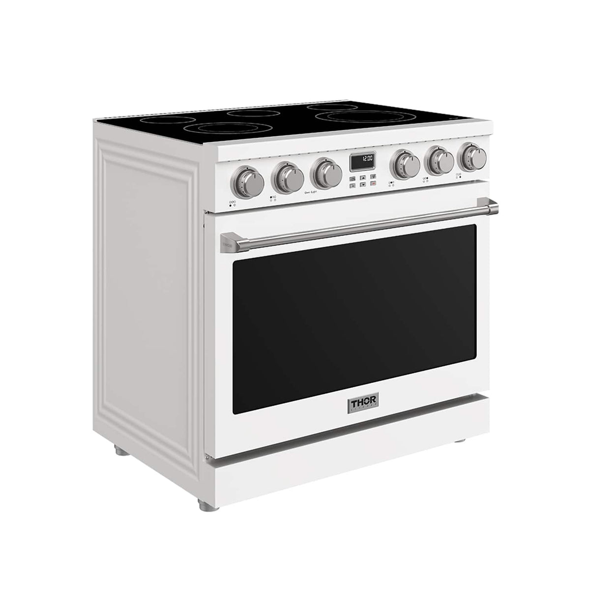 Thor Kitchen - 6.0 Cu. Ft. Freestanding Electric Convection Range - Matte White