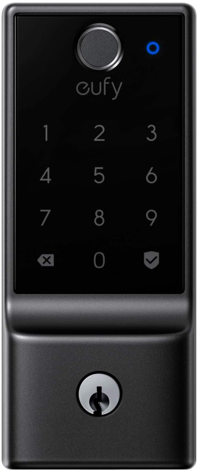 Smart Lock E31 WiFi Replacement Deadbolt Unlock with eufy App, Keypad, Smart Devices, and Fingerprint - Black