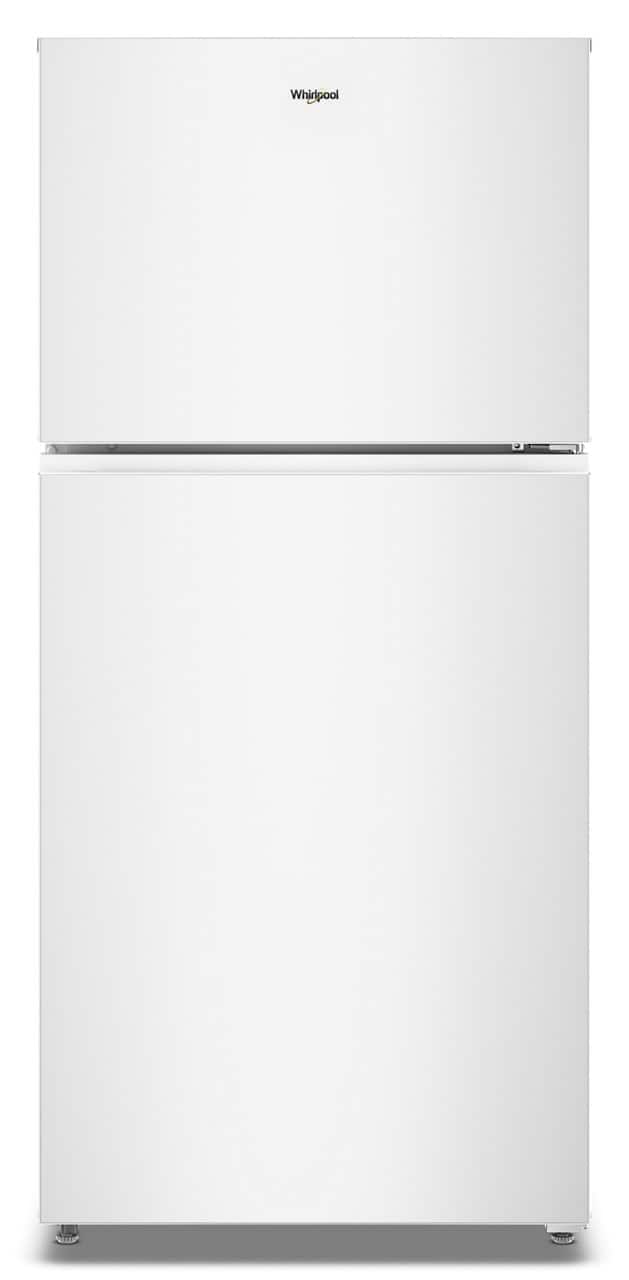Whirlpool - 30 in. Wide 19.3 cu. ft. Top-Freezer Refrigerator with Total Coverage Cooling - White