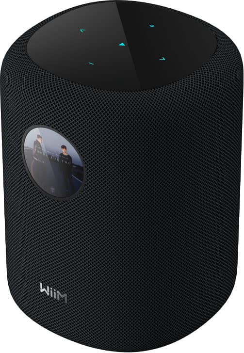 WiiM - Sound Smart Speaker w/ 1.8″ Touch Display, Hi‑Res 24‑bit/192 kHz, AI RoomFit - Black