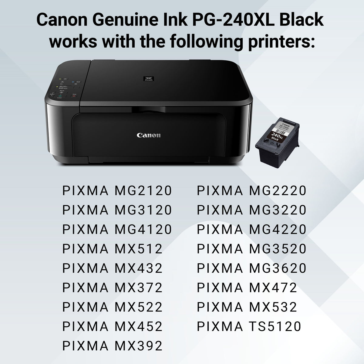 Canon - PG-240XL High-Yield Ink Cartridge - Black