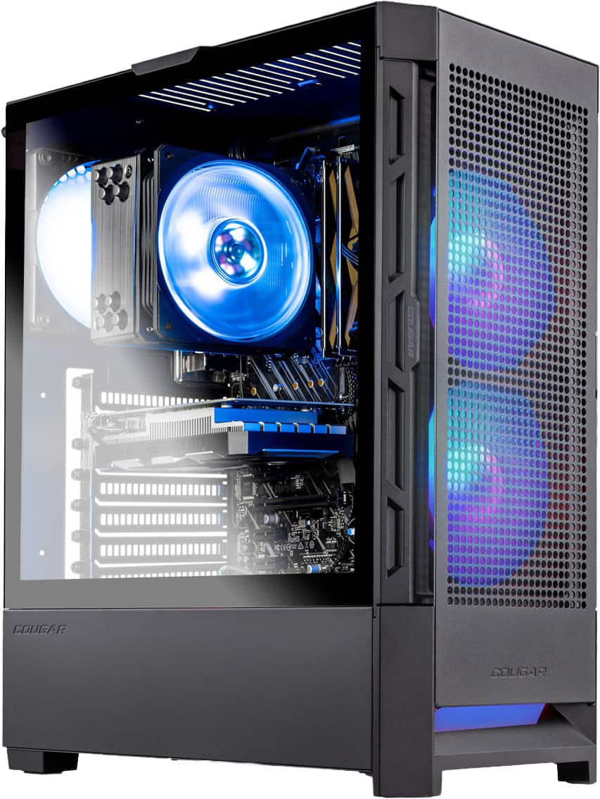 Skytech Gaming - BLAZE4 MINI Gaming PC - AMD Ryzen 7 5700 (2024) - NVIDIA GeForce RTX 3050 (6GB) - 16GB DDR4 Memory - 500GB NVMe Storage - Black