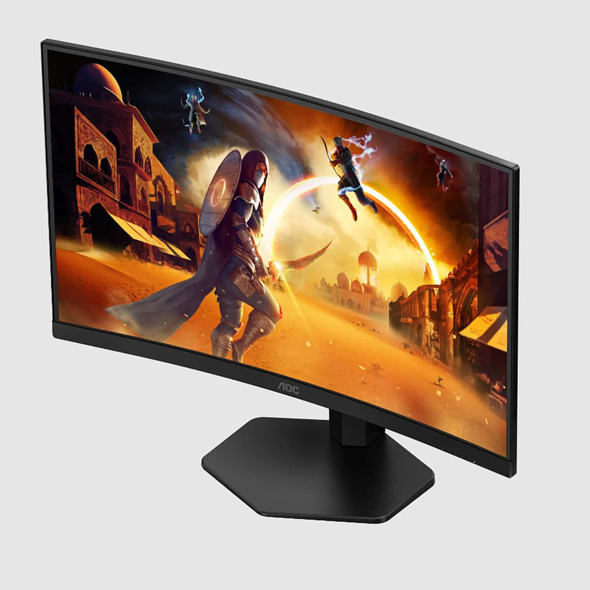 AOC - CQ27G4X 27" VA Curved QHD 180Hz 0.5ms Gaming Monitor - Black