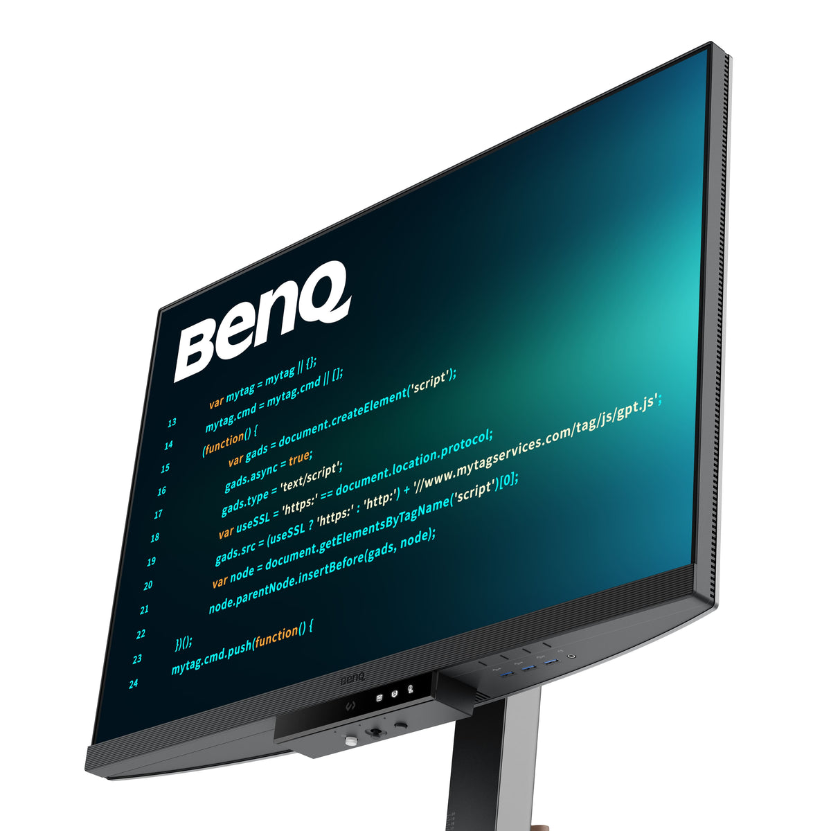 BenQ - RD280U 28.2” IPS LED 3:2 4K+ Advanced Coding Mode Programming Monitor with Backlight (HDMI/DP/USB-C 90W) - Metallic gray