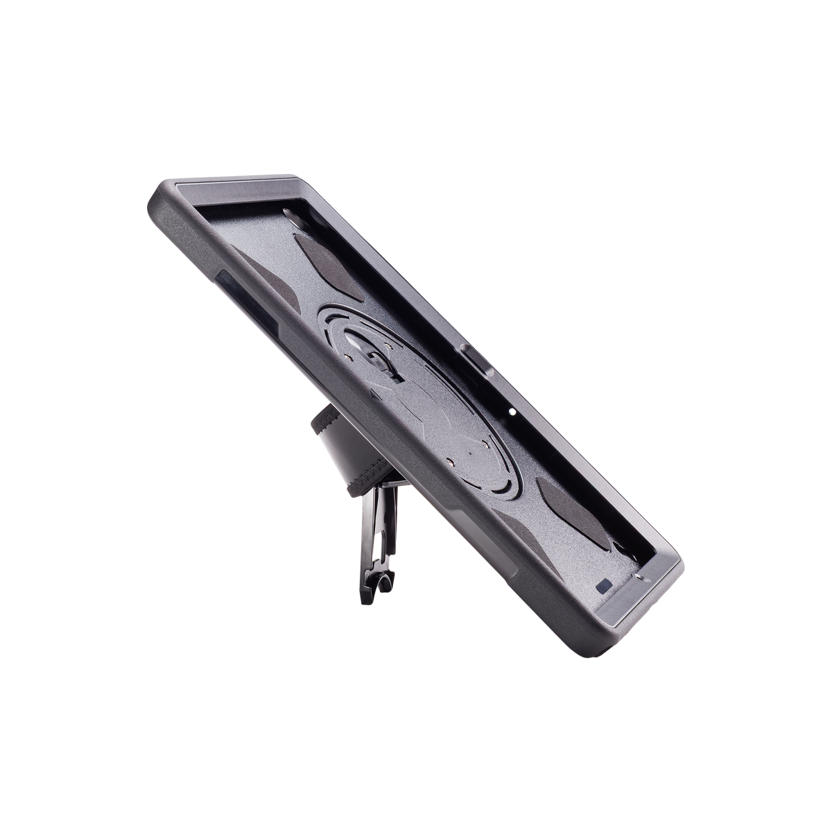 ZAGG - Rugged HandGrip Case with Hand Strap & Kickstand for Samsung Galaxy Tab A11+ - Black