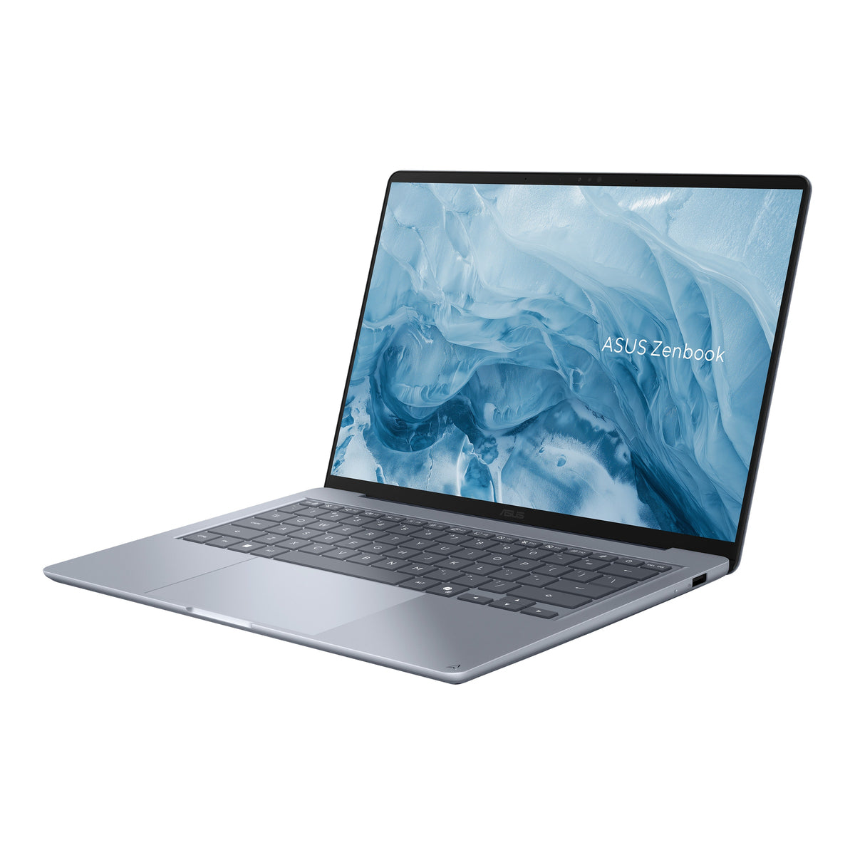ASUS - Zenbook 14 14" OLED Laptop - Snapdragon X (2026) - 16GB Memory - 256GB Storage - Arctic Blue