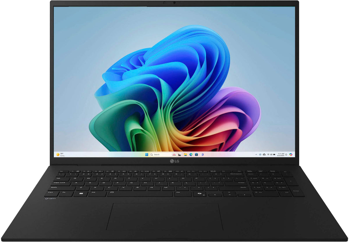 LG - gram 17" Touch Screen Laptop - Copilot+ PC - Intel Core Ultra 7 Series 2 with 32GB Memory - 1TB SSD - Obsidian Black