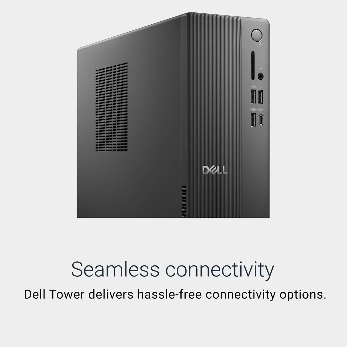 Dell - Slim Desktop - Intel Core Ultra 7 Series 2 265 2025 - 16GB Memory - 1TB Storage - Black