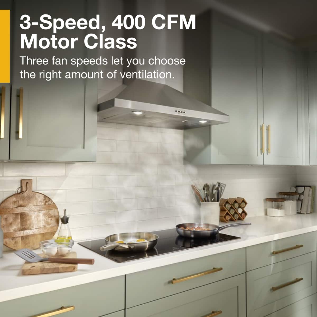 Whirlpool - 30 inches - Convertible - Wall Range Hood - Stainless Steel