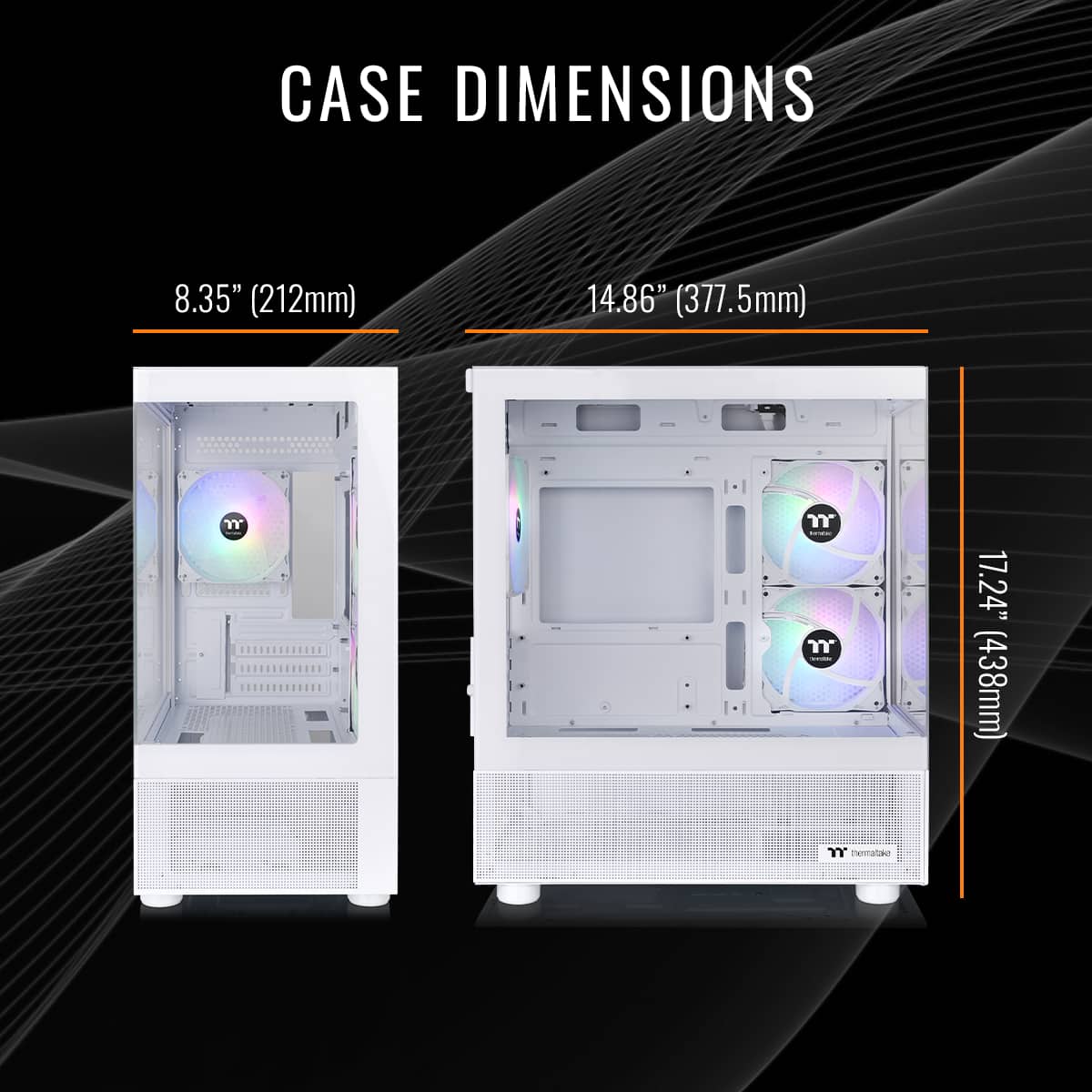 Thermaltake - LCGS View u2460TS-170 Gmng Dsktp Intel Core Ultra5 245KF 2025 32GB DDR5 Memory NVIDIA GeForce RTX 5060 Ti8GB 1TB NVMe M2 - White