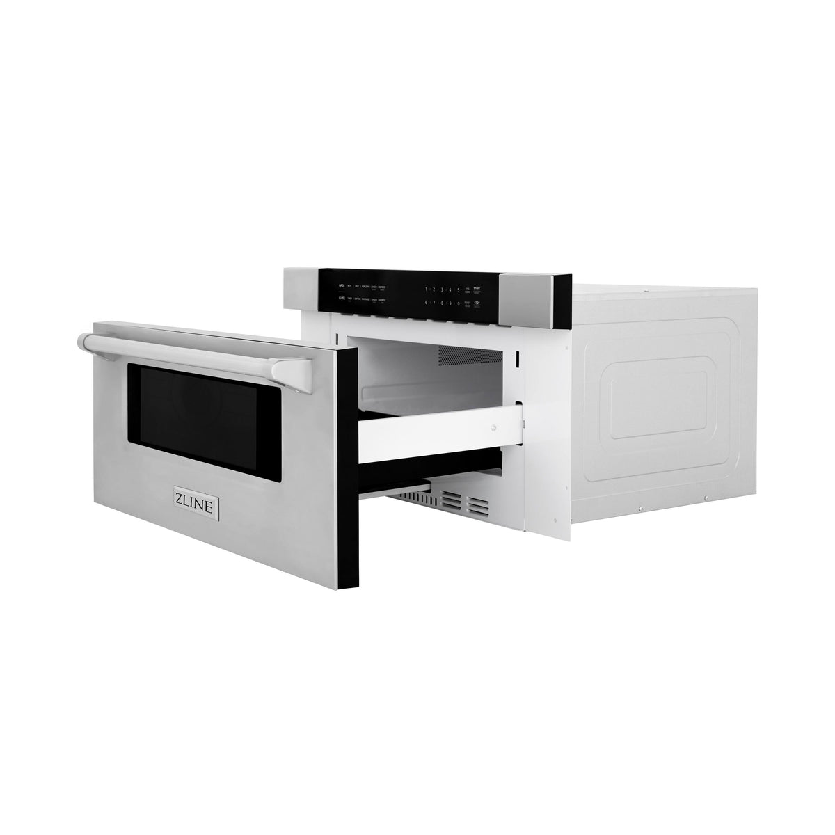 ZLINE - 30 in. 1.2 cu. ft. Built-In Microwave Drawer with Sensor Cooking (MWD-30) - Stainless Steel