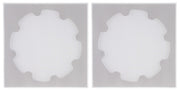 Sonance - XPC-8SQ-T - Visual Experience Extreme 8" Large Micro-Trim Square Adapter with Grille (2-Pack) - Paintable White