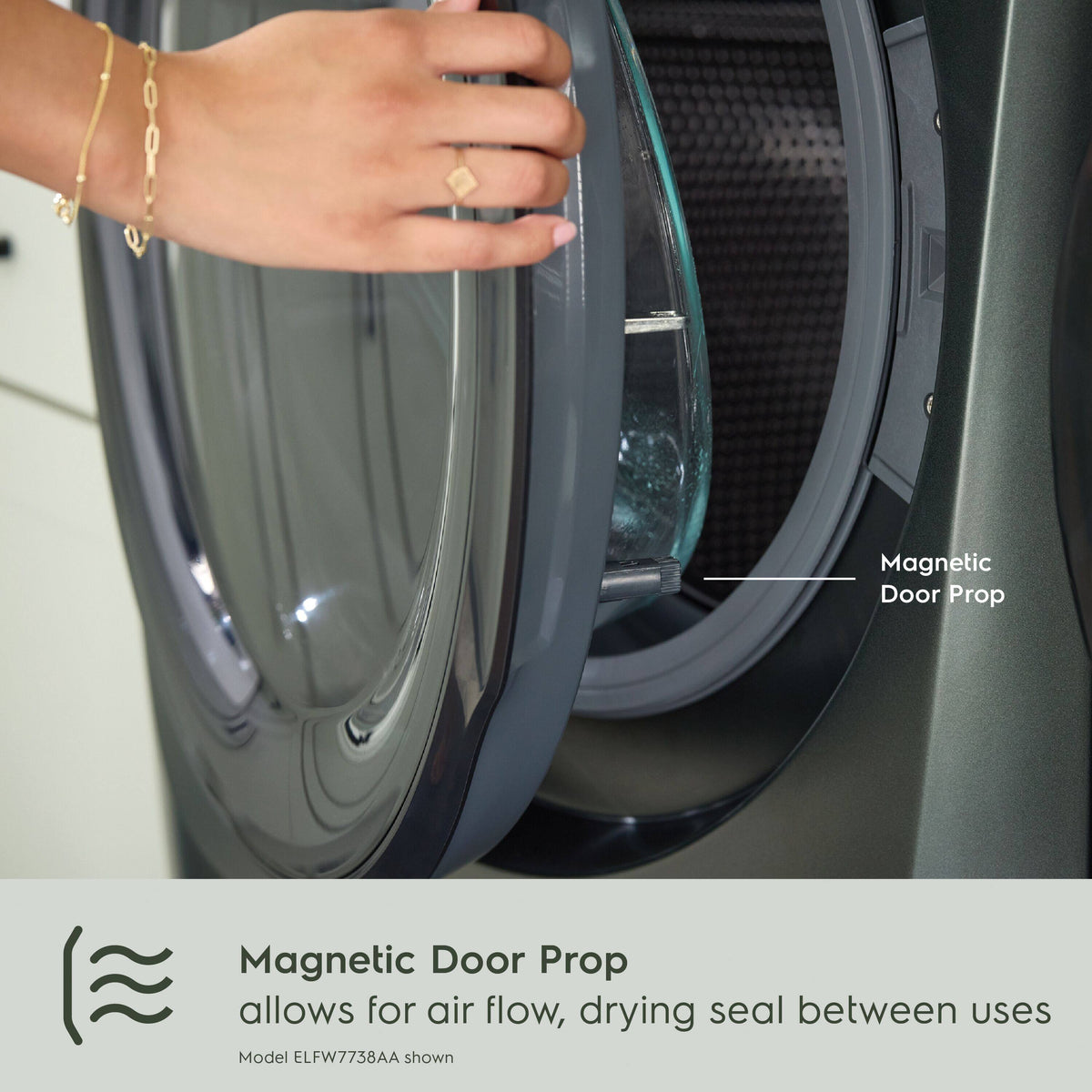 Electrolux - Front Load Perfect Steam™ Washer with LuxCare® Plus Wash and SmartBoost® - 4.5 Cu. Ft - Alpine