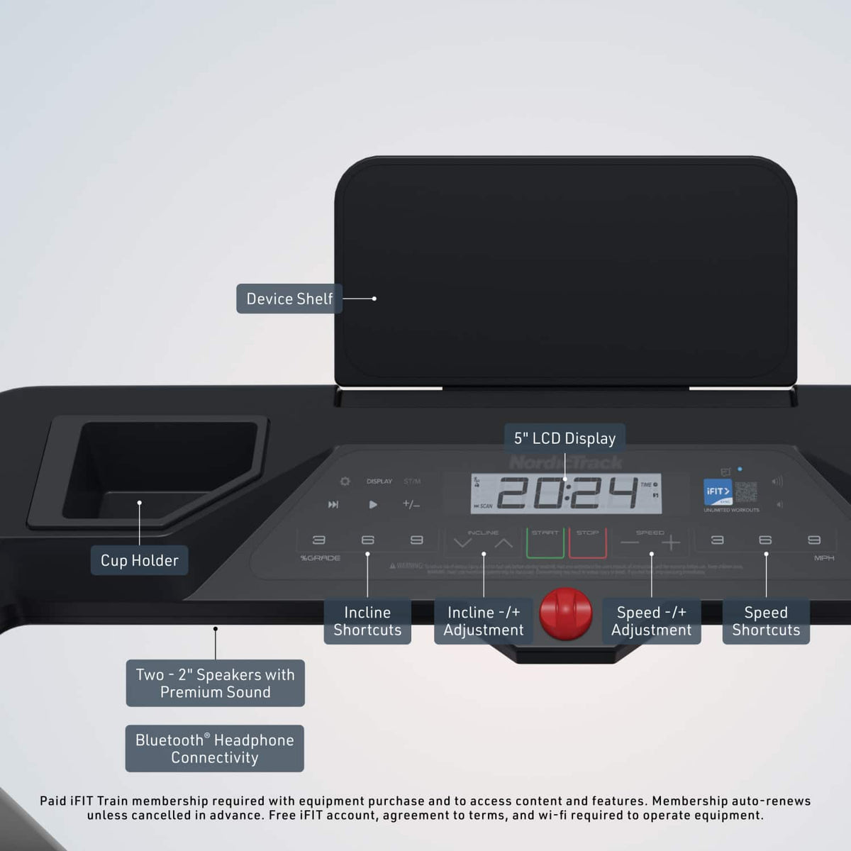 NordicTrack - T Series 5 Starter Treadmill for Real Results - Black