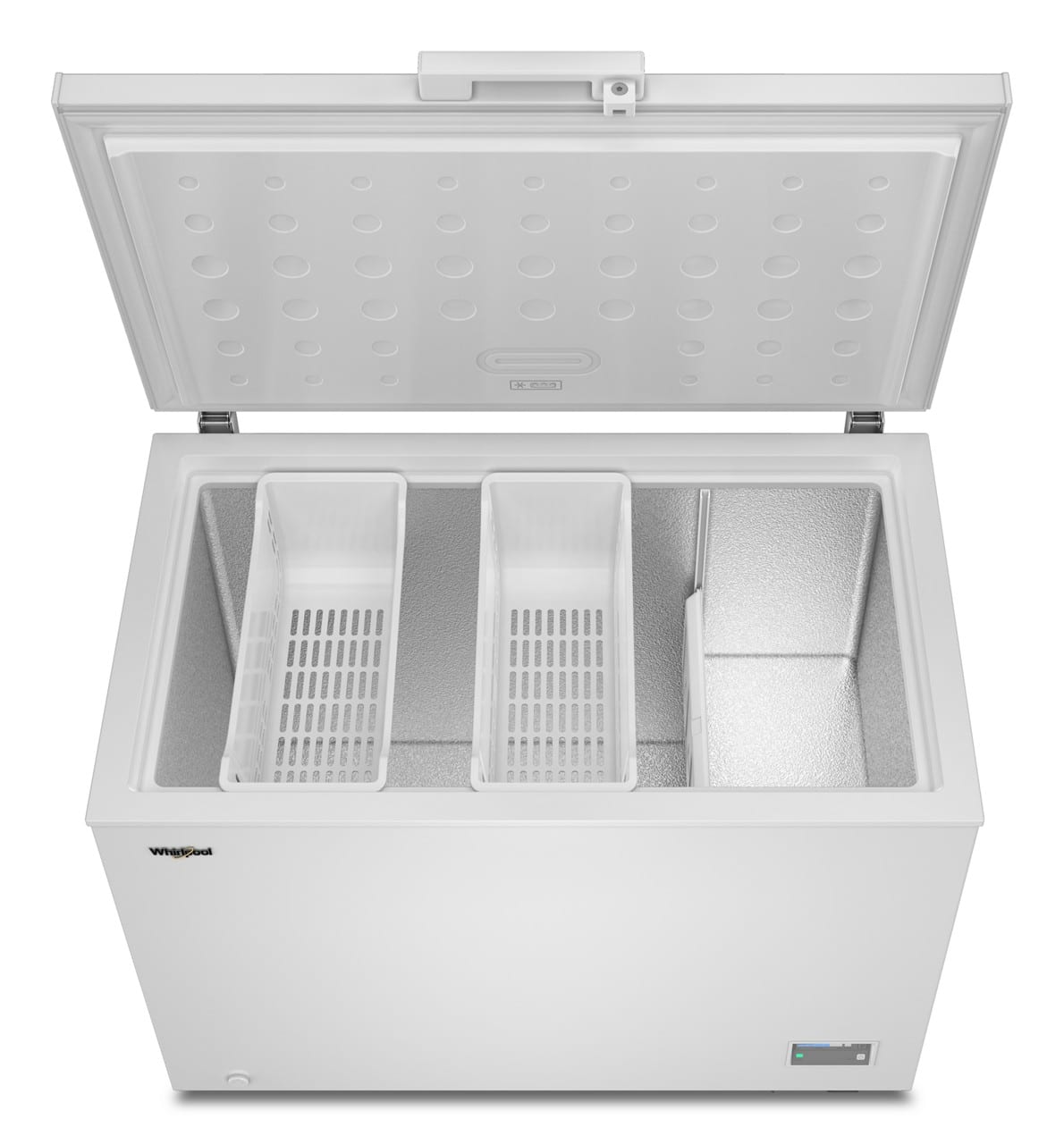 Whirlpool - 11 cu. ft. Chest Freezer with 2 Storage Baskets - White