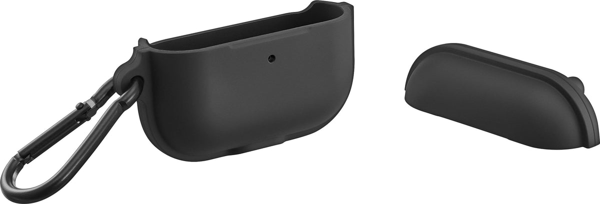 Insignia™ - Silicone Case for Apple AirPods Pro 3 with 3-in-1 Cleaning Tool - Black
