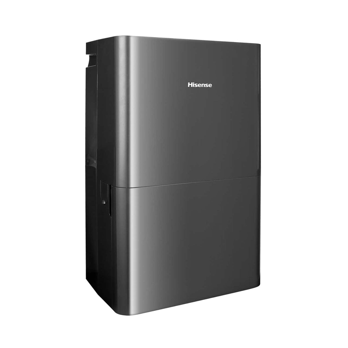 Hisense - 50-Pint Dehumidifier with 12 quarts Bucket Capacity and Pump - Black