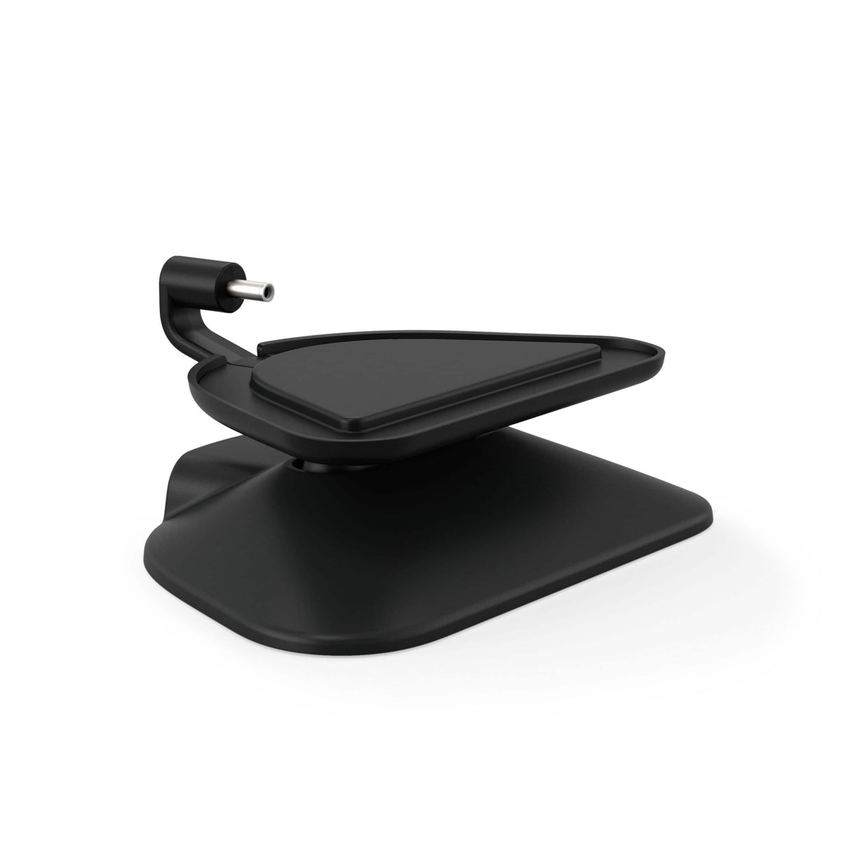 Amazon - Stand for Echo Show 5 (3rd Gen) - Adjustable stand with USB-C Charging Port (Echo Show not included) - Charcoal