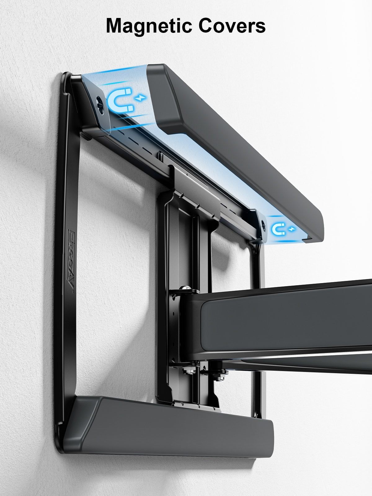 ErgoAV - 42″-90″ Full Motion TV Mount - Black