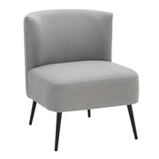 Fran - Contemporary Slipper Chair - Gray