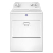 Maytag - 7.0 Cu. Ft. Electric Dryer with Wrinkle Prevent Option - White