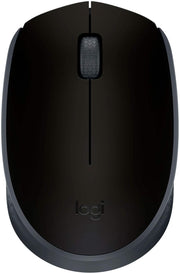 Logitech - M170 Wireless Compact Optical Ambidextrous Mouse - Wireless - Black
