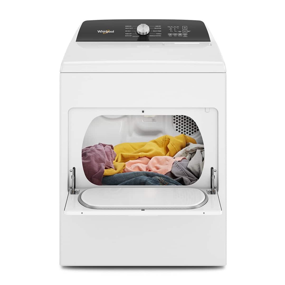 Whirlpool - 7.0 Cu. Ft. Electric Dryer with Moisture Sensing - White