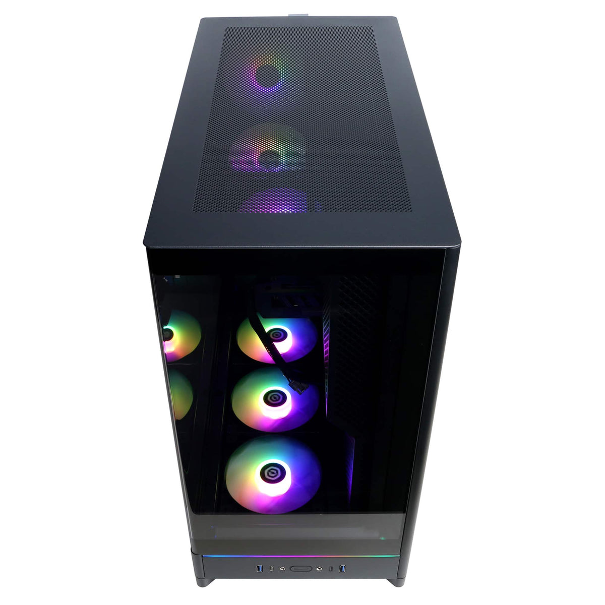 CyberPowerPC - Gaming Desktop - AMD Ryzen 7 8700F - NVIDIA GeForce RTX 5060 8GB - 16GB DDR5 - 1TB PCIe 4.0 SSD Storage - Black