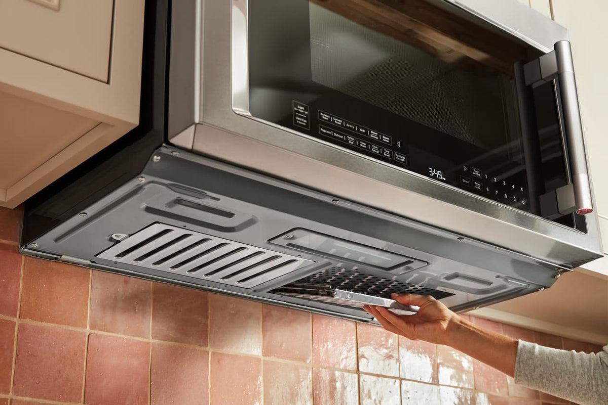 KitchenAid - Over-the-Range Convection Microwave with Air Fry Mode - Stainless Steel