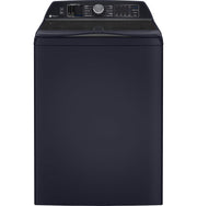 GE Profile - 5.4 Cu. Ft. High-Efficiency Smart Top Load Washer with Adaptive SmartDispense - Sapphire Blue